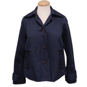 Jacob Navy Cotton Blend Spring Jacket- Sz. XS